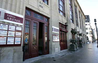 Portal de la oficina en Vigo